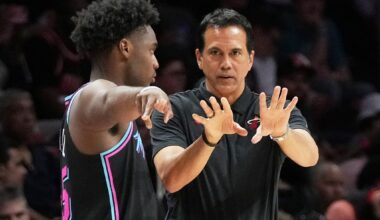 Does Heat rotation add up at point guard beyond Mitchell?