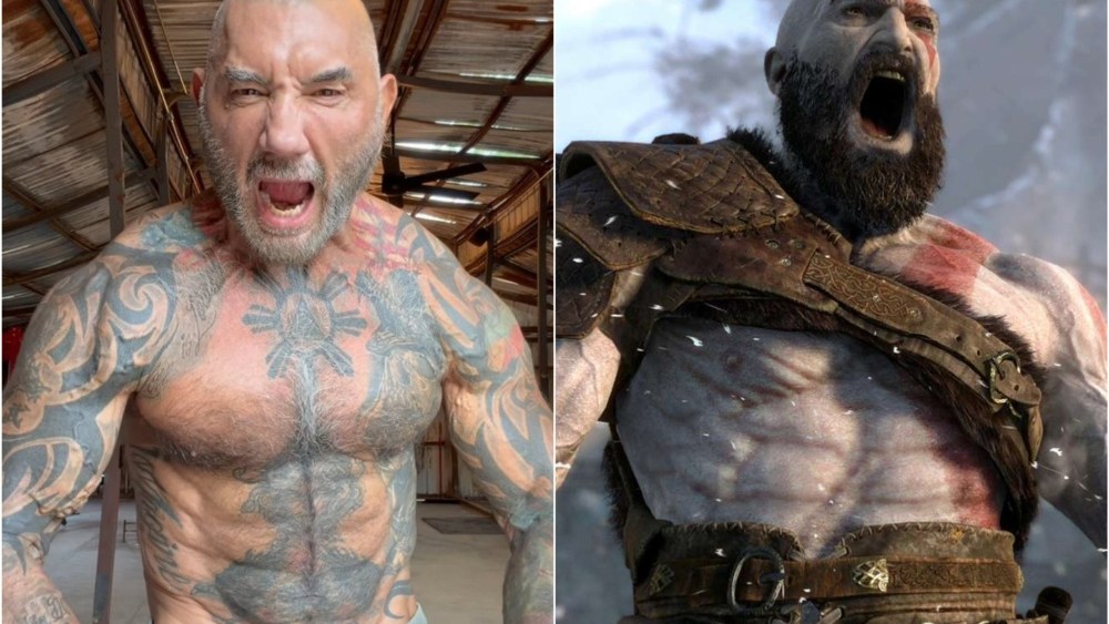 Dave Bautista Shows Off God of War Transformation to Play Kratos