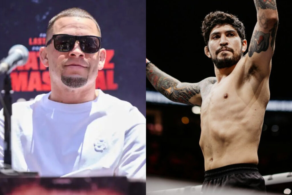 Nate Diaz believes Dillon Danis cut himself to avoid fighting Mike Perry