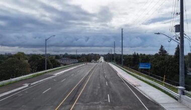 bridge that opened one year ago in mississauga has alleviated traffic.