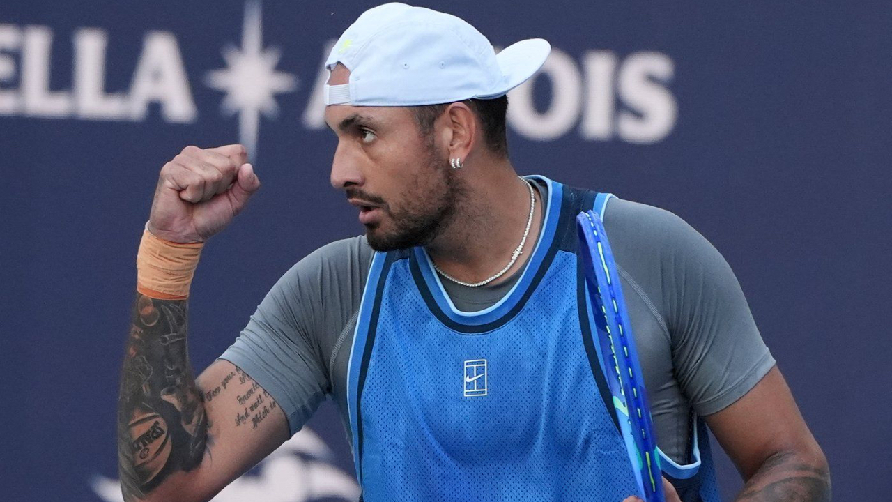 Kyrgios accepts one-month suspension for testing positive for cocaine
