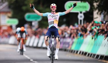 Tour of Britain Men: Lewis Askey powers up Michaelgate cobbled climb to win Classics-style opening stage in Lincoln