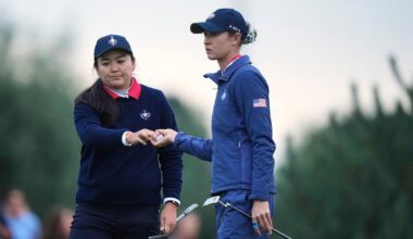 Europe and US tied at 2-2 after opening session of Solheim Cup as Korda makes hot start