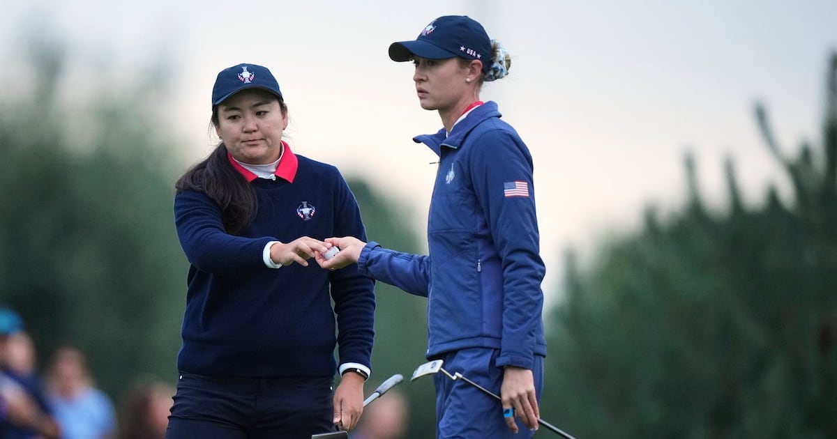 Europe and US tied at 2-2 after opening session of Solheim Cup as Korda makes hot start
