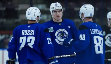 Canucks Notebook: Ohgren turns heads in scrimmage with powerful shot