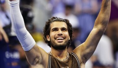 Carlos Alcaraz recovers after dropping first set to reach third round at US Open