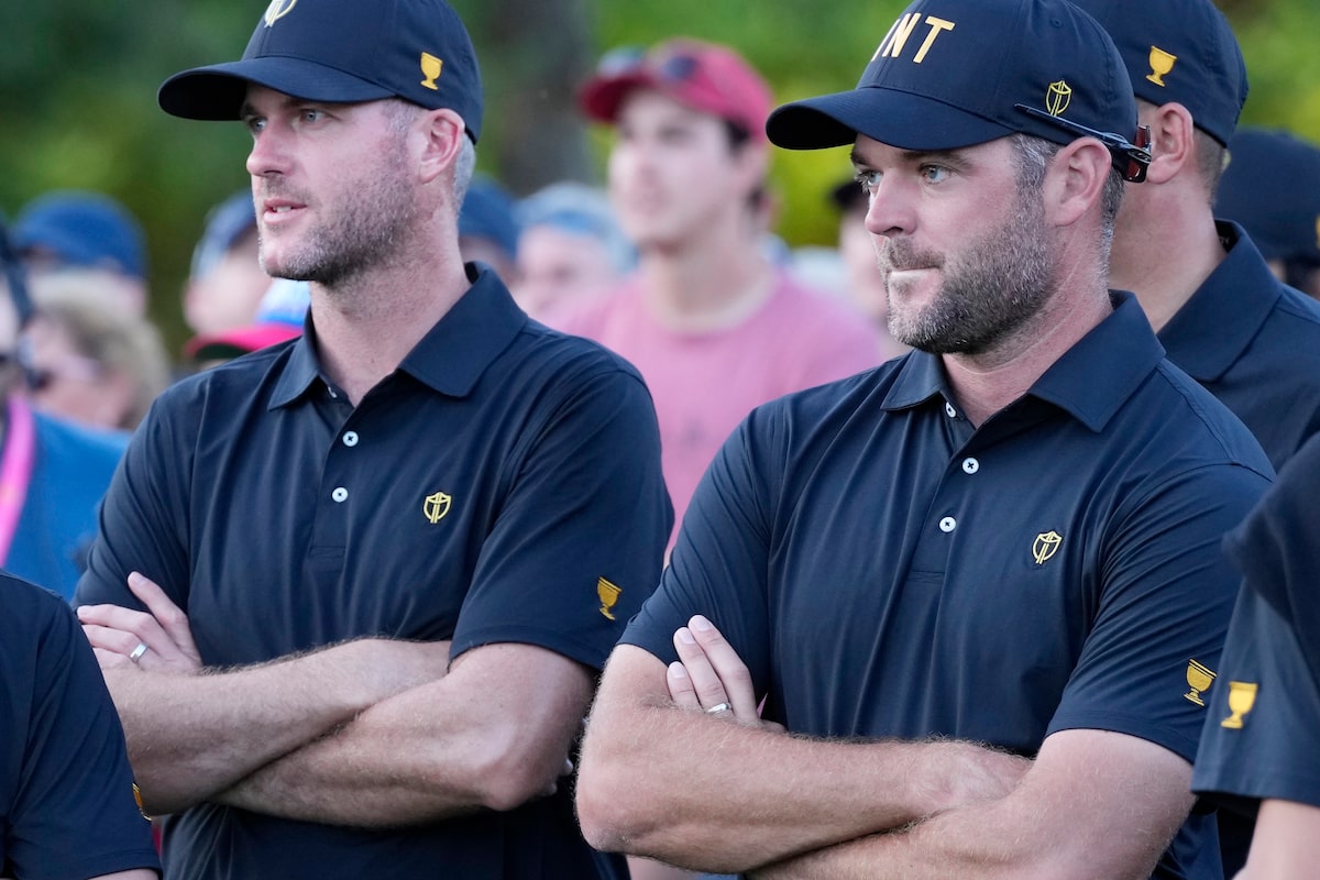 Pendrith puts figurative ‘A’ on golf shirt for Presidents Cup
