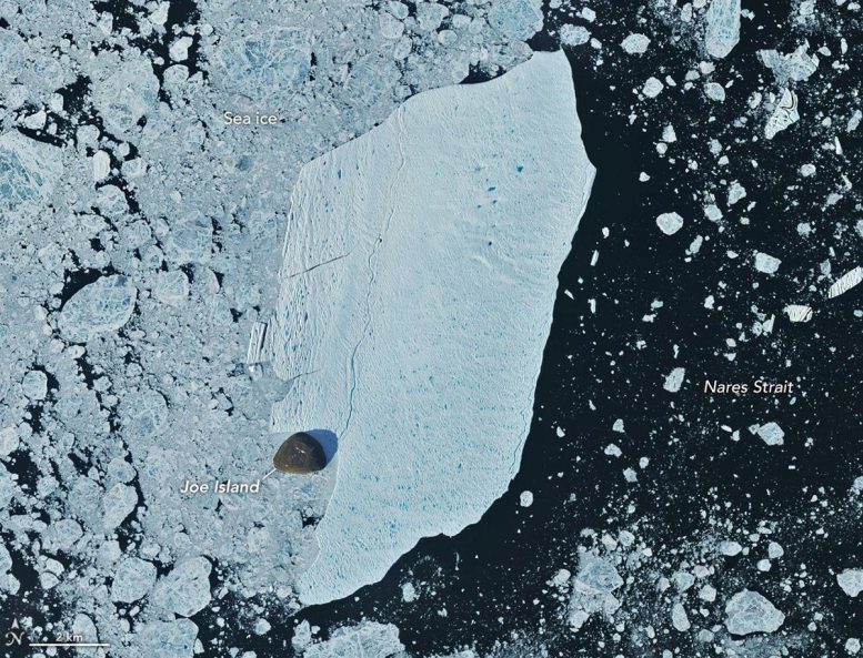 Petermann Glacier Iceberg Joe Island