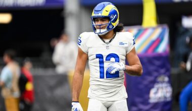 Rams' Puka Nacua questionable to play against Giants with groin injury