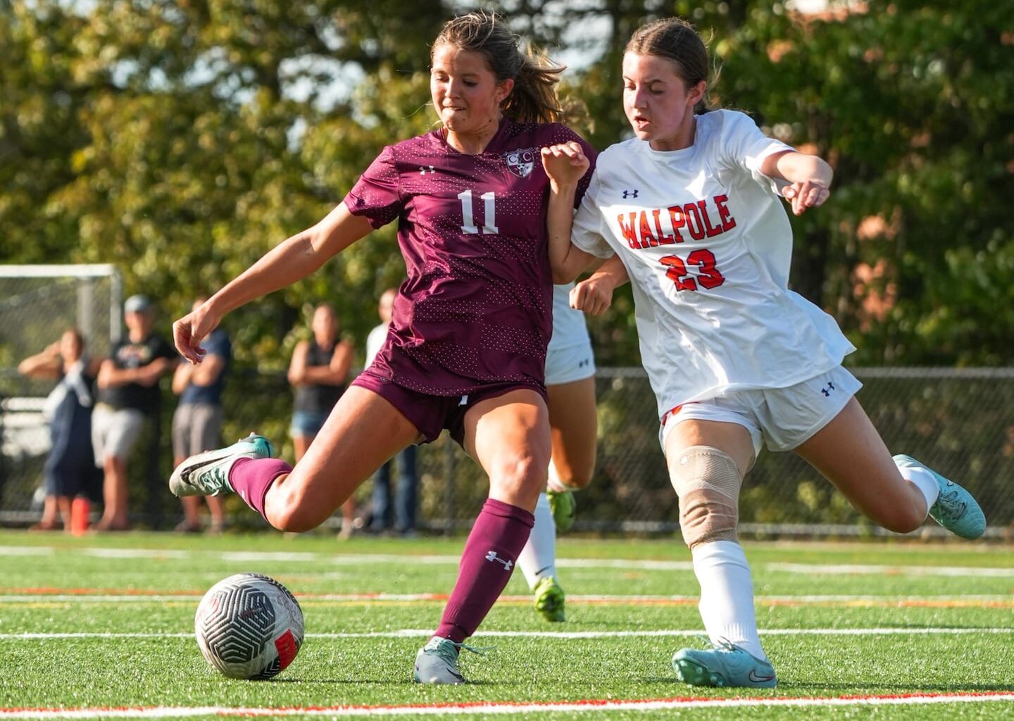 Concord-Carlisle's Emmy O'Donnell (left) is already an All-American, Division 1 Player of the Year, and All-New England selection entering her senior season.