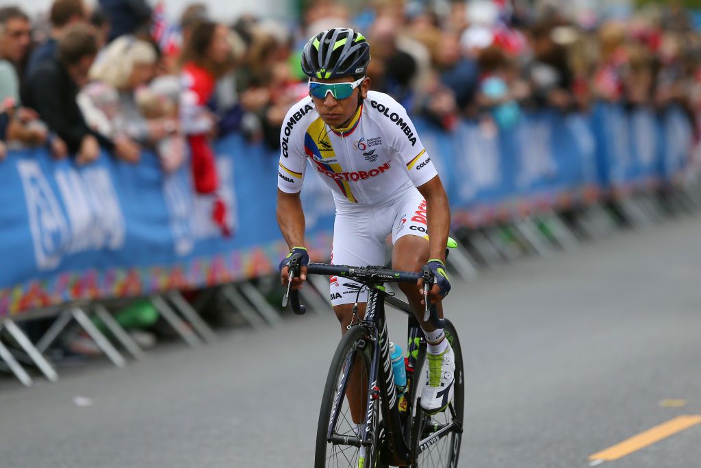 2017 Road World Championships: Nairo Quintana during the EM road race