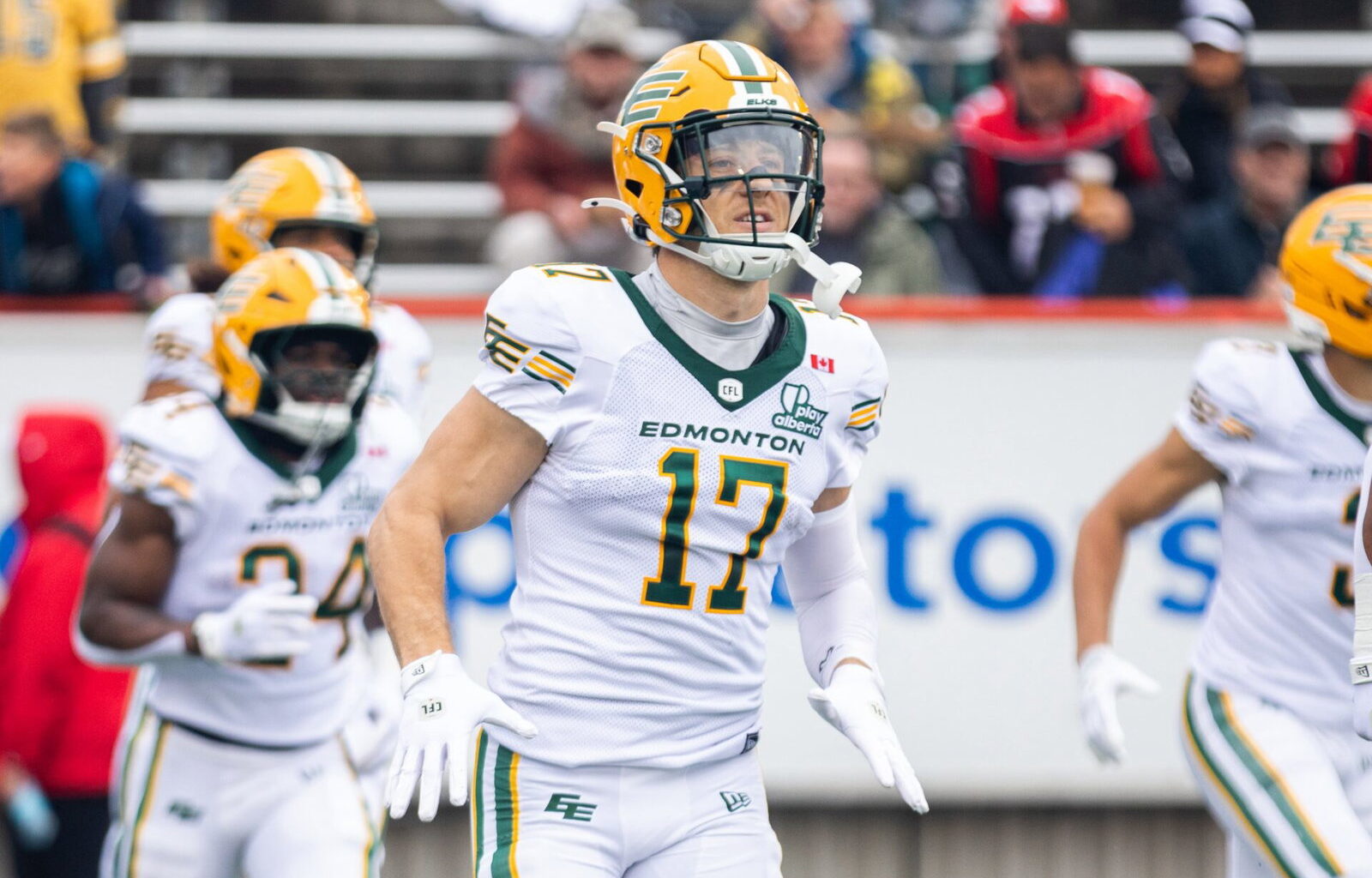 Edmonton Elks without Joe Robustelli against Ticats