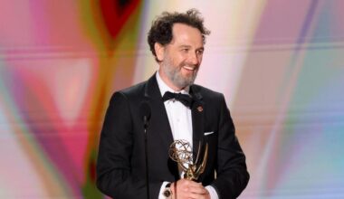 'Beast in Me' Matthew Rhys Wins Emmy for Lead Actor in Limited Series 