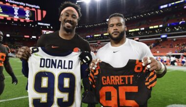 New NFL Rumors on Myles Garrett, Aaron Donald Ahead of Rams vs. 49ers amid Injury, Return