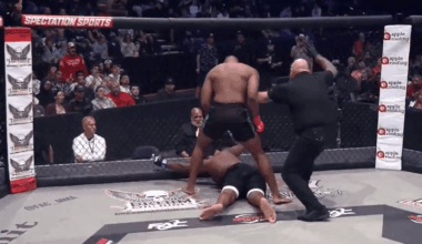 Video! MMA Fighter Slumped Along The Cage After Eight-Second Viral KO