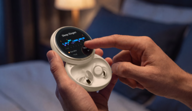 Anker put a display on the case of its new sleepbuds