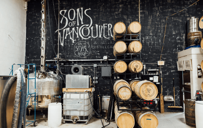 Sons of Vancouver distillery