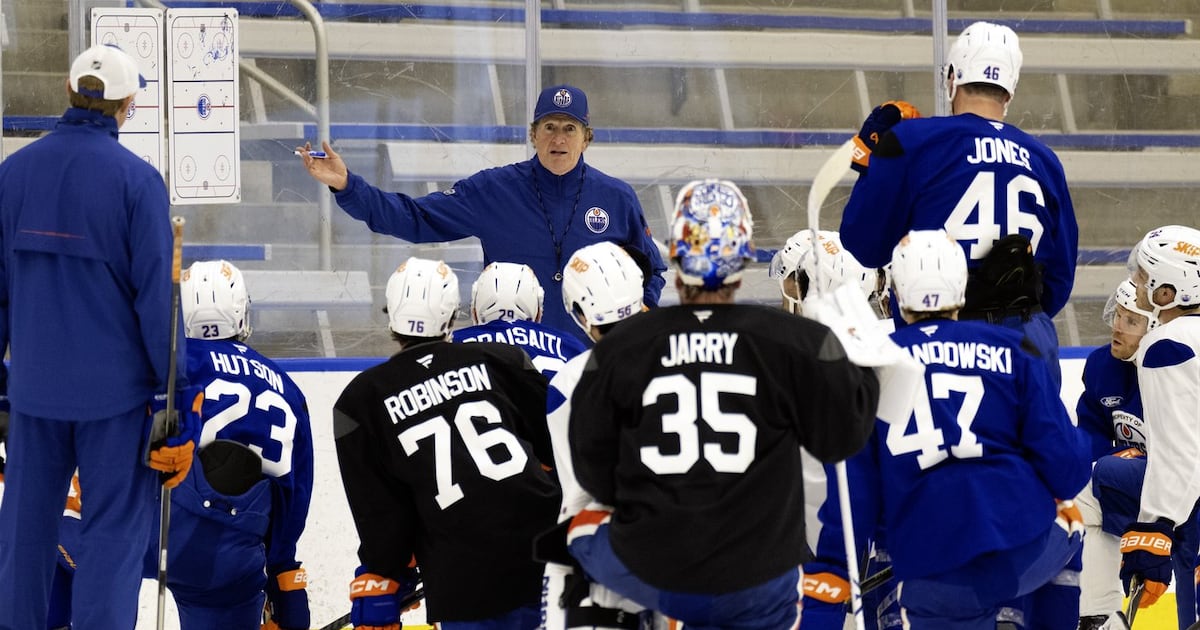 'Babs is taking everything': Heat on new Edmonton Oilers coach takes media glare off players