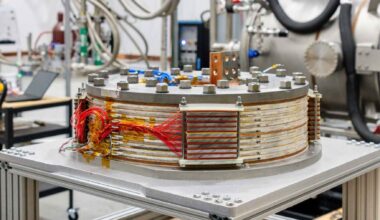 A flat fusion magnet built in a New Jersey shop hit 6 tesla at 424 degrees below zero, and the startup behind it wants 300 identical copies to do the job Germany’s stellarator does with 50 twisted coils in five shapes