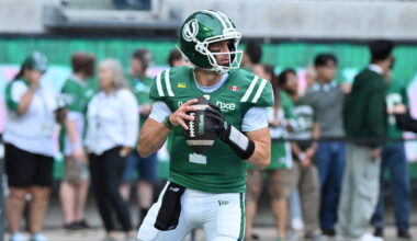 Saskatchewan Roughriders quarterback Trevor Harris moves past Doug Flutie, becomes top 10 all-time CFL passer