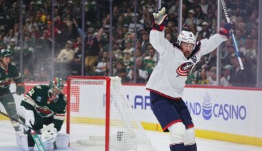 Blue Jackets’ Miles Wood, Islanders’ Pierre Engvall placed on waivers