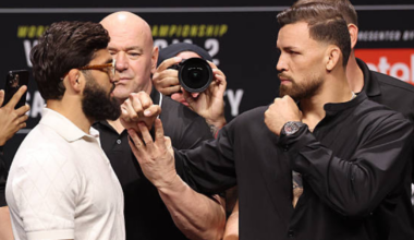 Dana White, Arman Tsarukyan, Mauricio Ruffy
