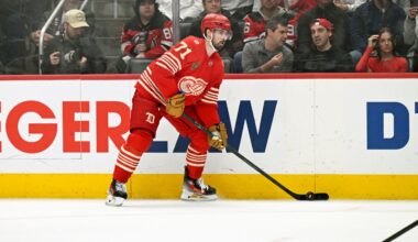 Horcoff: Larkin out with upper-body injury, won't participate at start of camp
