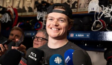 Why American Cole Caufield can’t see himself leaving Montreal 