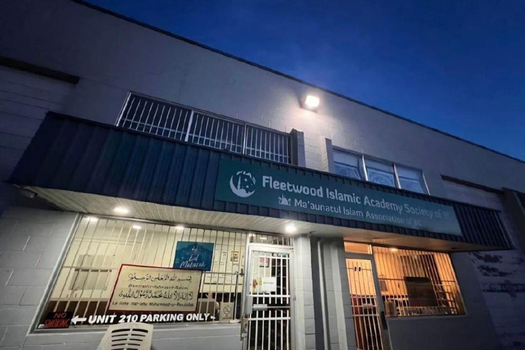 Surrey mosque vandalized: Community leaders demand action against Islamophobia