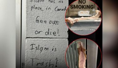 Surrey mosque vandalized: Community leaders demand action against Islamophobia