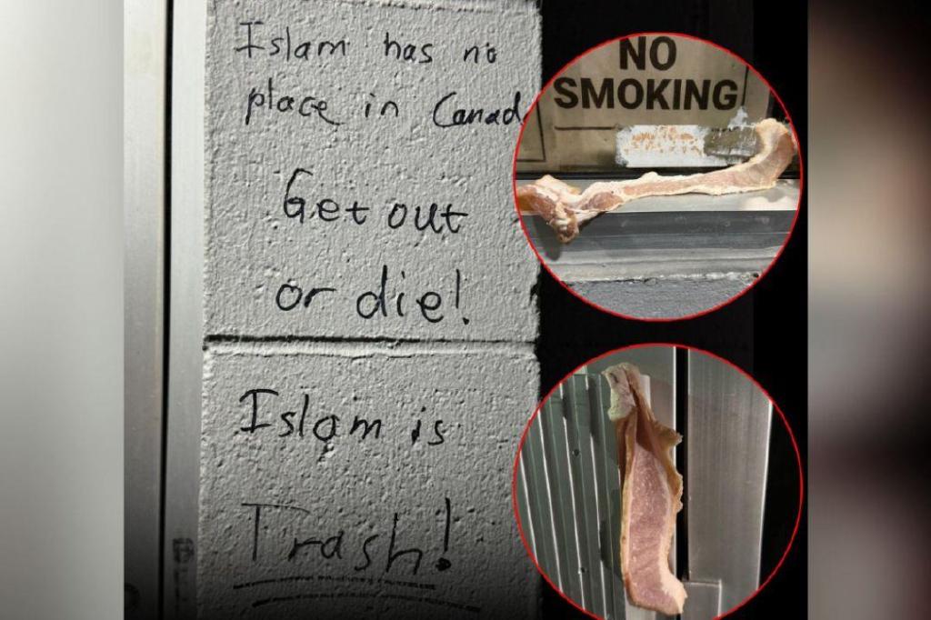 Surrey mosque vandalized: Community leaders demand action against Islamophobia