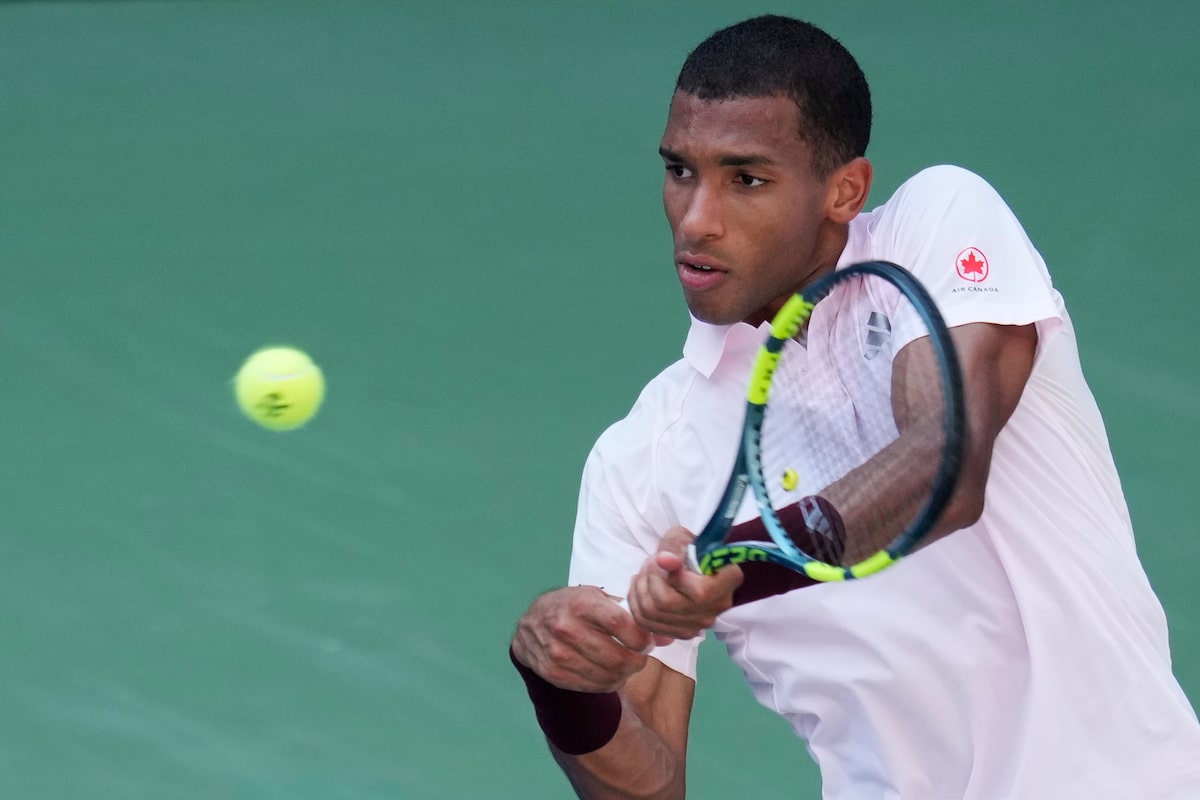 Félix Auger-Aliassime leads Canada into Davis Cup match in Quebec City
