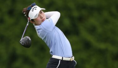 Nishimura leads LPGA event in Arkansas by five as Coughlin sets record by opening with nine birdies