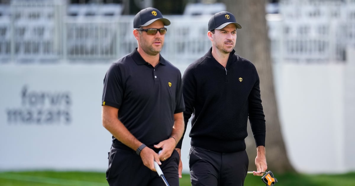Corey Conners paired with Nico Echavarria for Day 1 four-ball at Presidents Cup as Nick Taylor sits out