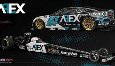 ApexFX Debuts With Rick Ware Racing at NASCAR Southern 500 and NHRA U.S. Nationals - Speedway Digest