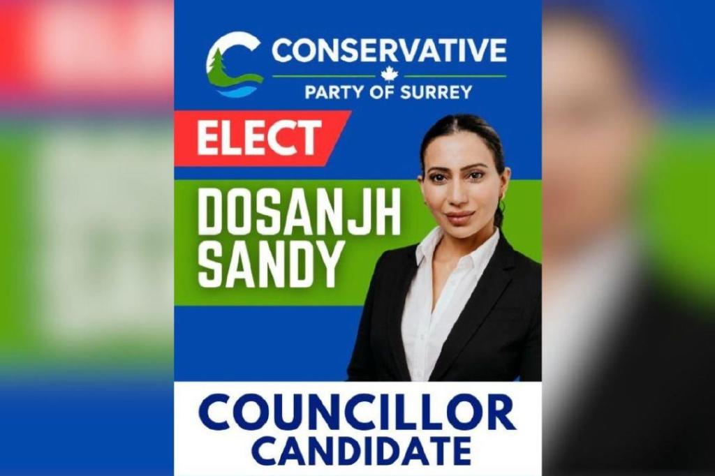 Sandy Dosanjh ‘removed’ as Surrey city council candidate after husband charged