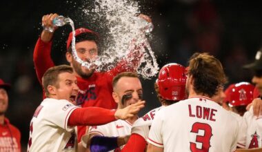 Los Angeles Angels blow ninth-inning lead, then rally for two in 10th to edge Minnesota Twins