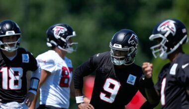 Falcons GM Cunningham calls decision to keep 4 QBs 'a little bit of an insurance policy'