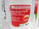 An over-the-counter pain reliever is being recalled due to a the presence of phenolic resin or epoxy.
