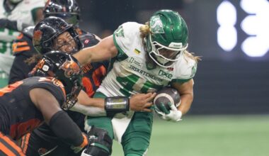 Roughriders running back A.J. Ouellette aims to clear up communication issues after loss to Lions