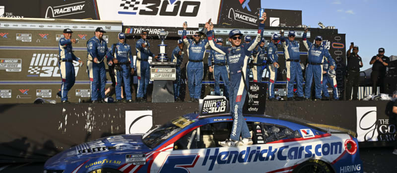 NASCAR Cup Series Power Rankings: Kyle Larson Ends Winless Streak at Gateway