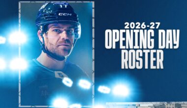 Jets announce opening day roster for 2026-27 NHL regular season