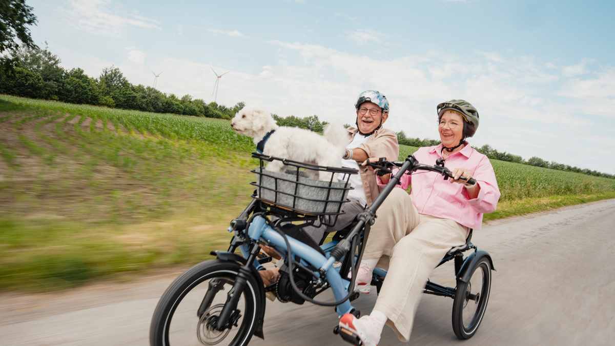 Electric parallel tandem: Hase Bikes Kettwiesel TWO