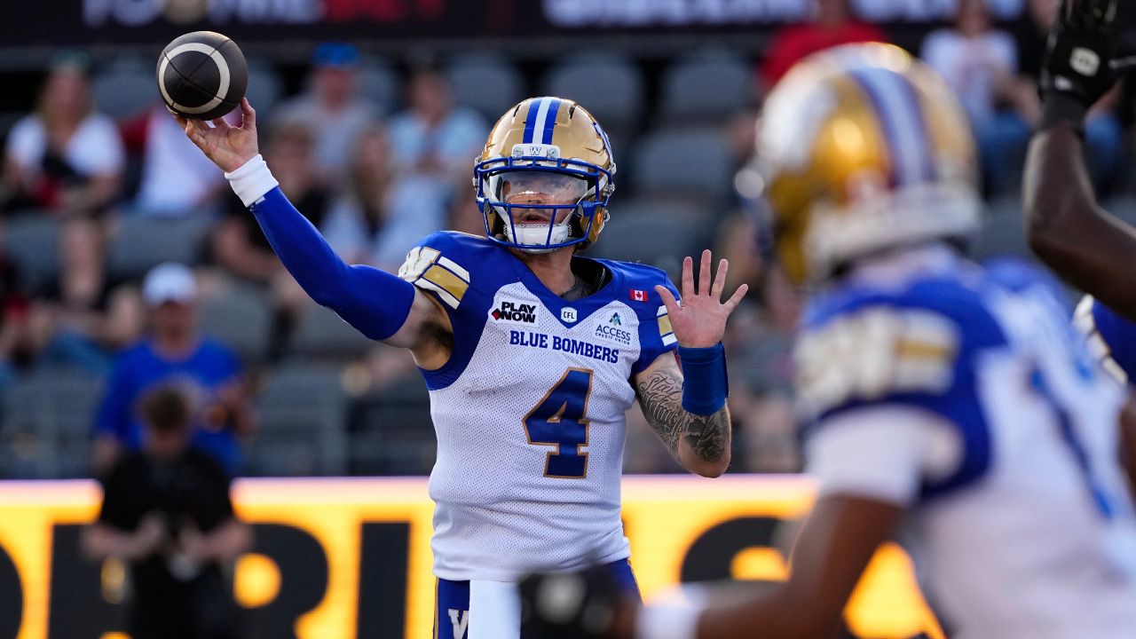 Blue Bombers turn to Brown as they welcome Argonauts for crucial game