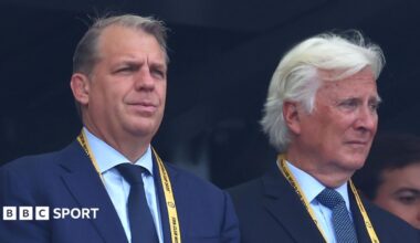 Todd Boehly (left) and Mark Walter (right) at the 2025 Fifa Club World Cup final
