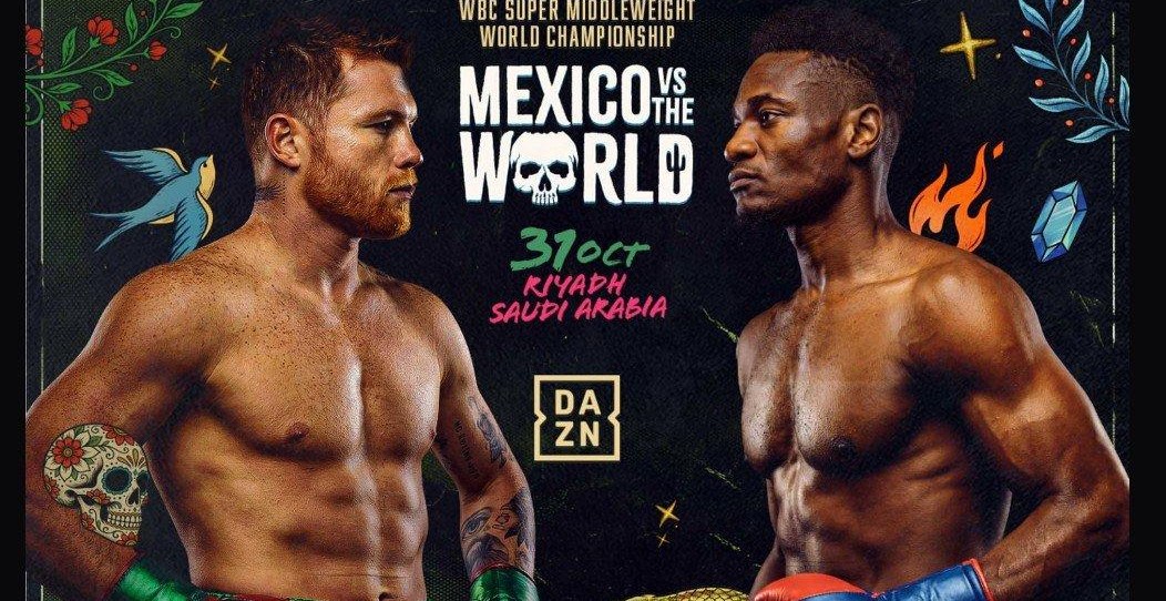Canelo Alvarez vs Christian Mbilli officially official