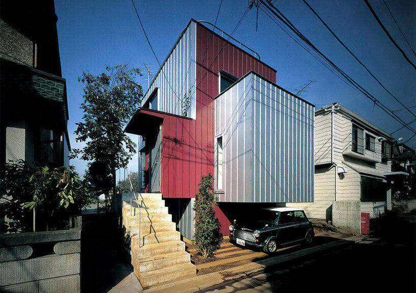 why japanese architects carve parking into tiny urban homes - 1