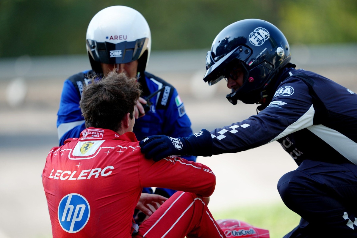 Charles Leclerc needs further health checks after Monza F1 crash