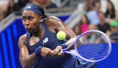 Coco Gauff starts quest for a second US Open title with win over Sonmez