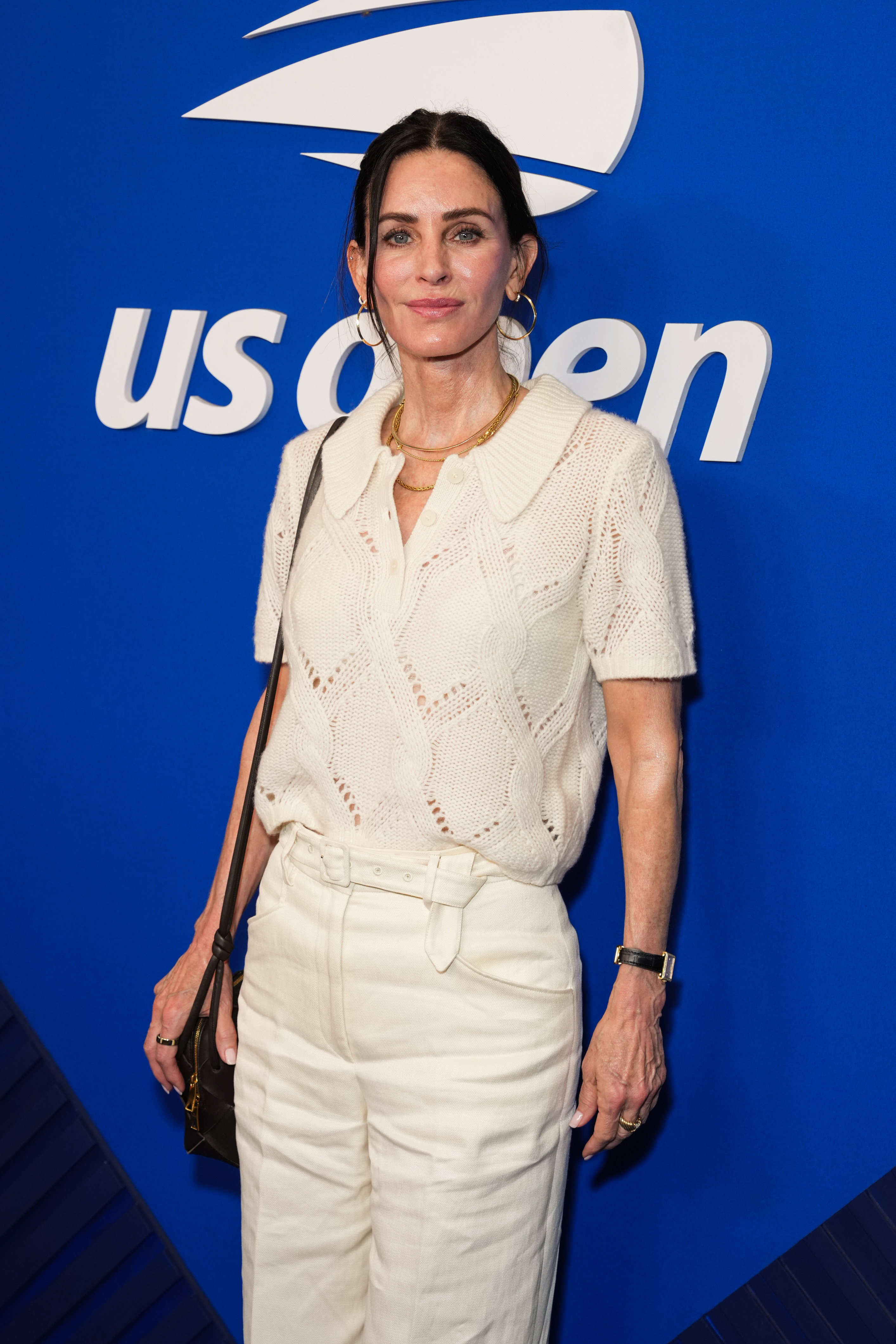 Courteney Cox attends the US Open Men's Singles Championship Match.